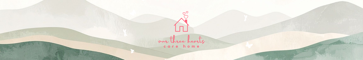 Our Three Hearts Banner